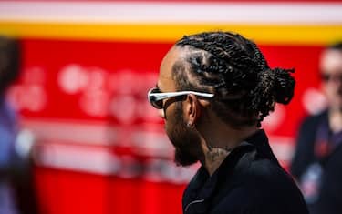 Lewis Hamilton in Ferrari