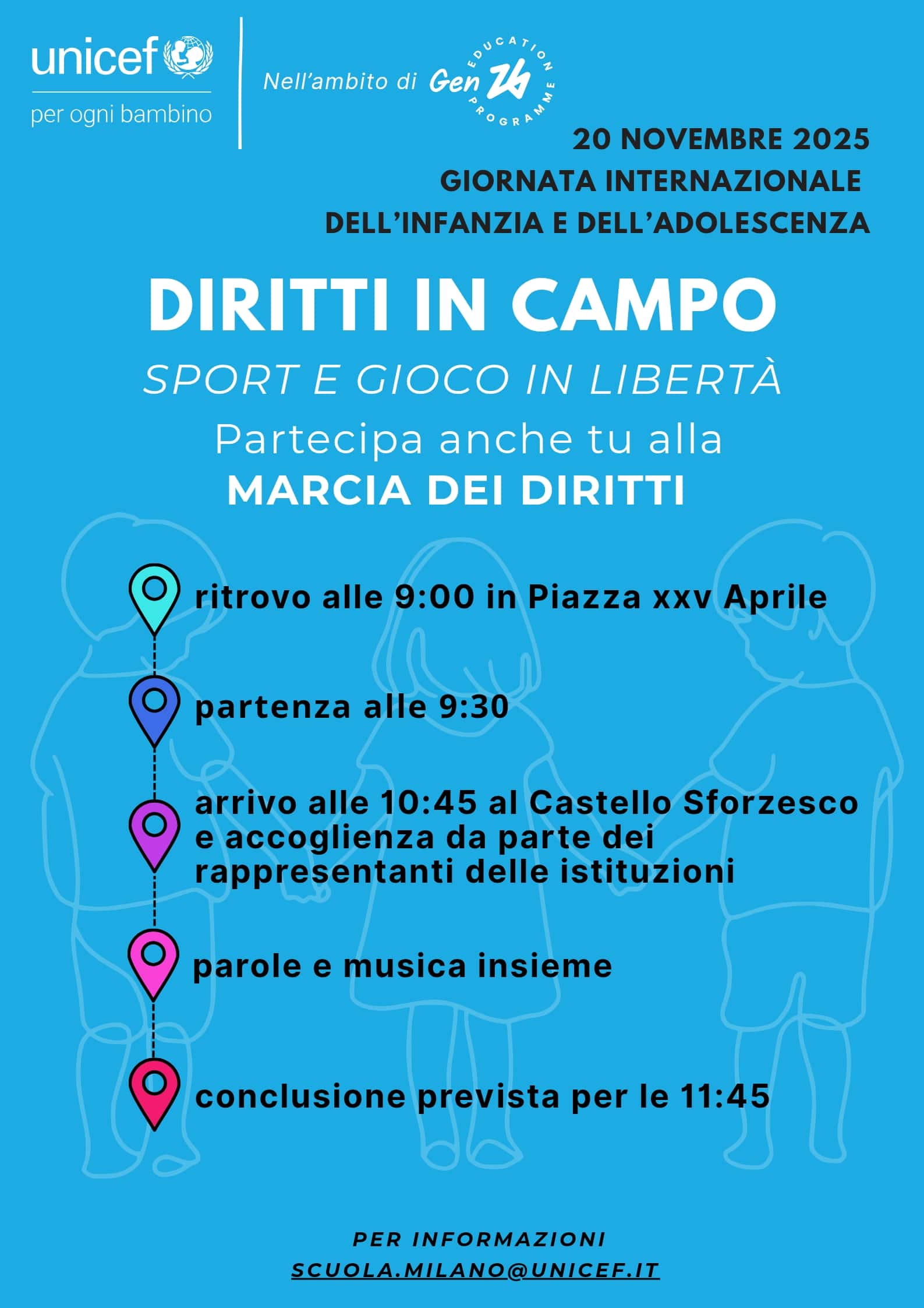 L'evento "Diritti in campo".