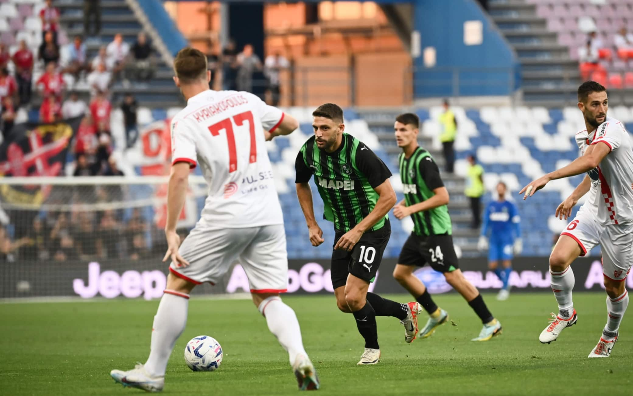 Il primo tempo di Sassuolo-Monza