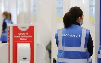 Un centro vaccinale a Dublino
