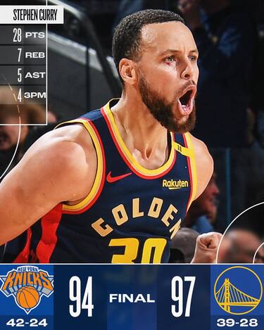GOLDEN STATE WARRIORS-NEW YORK KNICKS 97-94