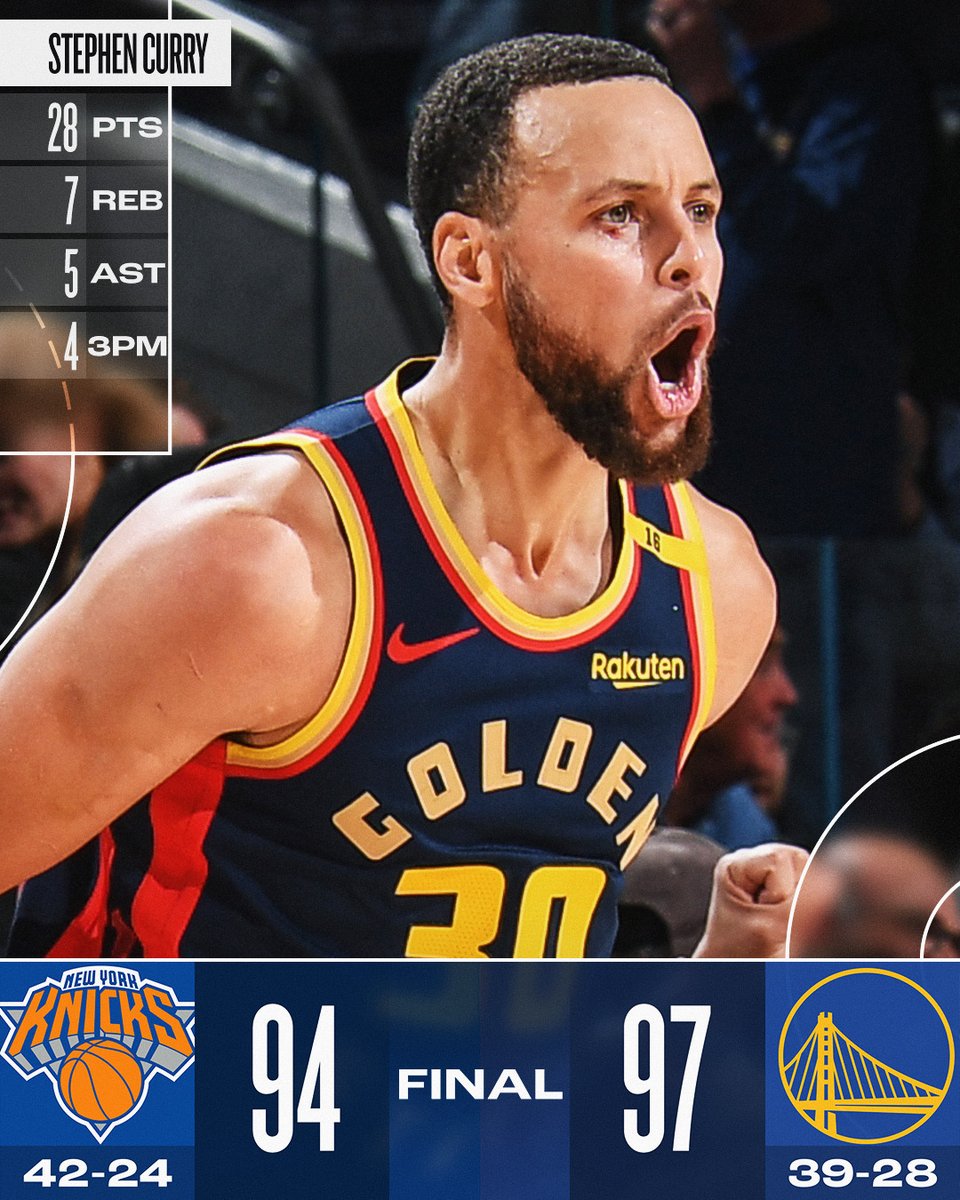 GOLDEN STATE WARRIORS-NEW YORK KNICKS 97-94