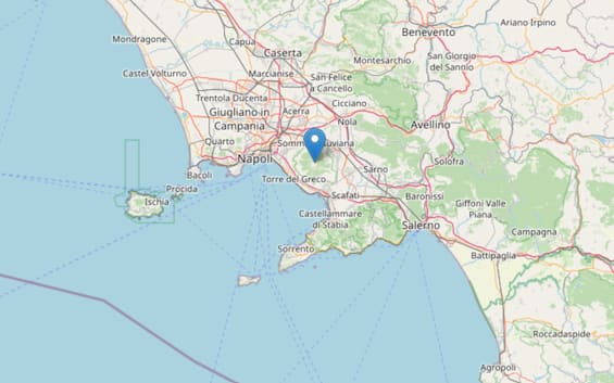 Terremoto a Napoli, scossa di magnitudo 3.1 nell