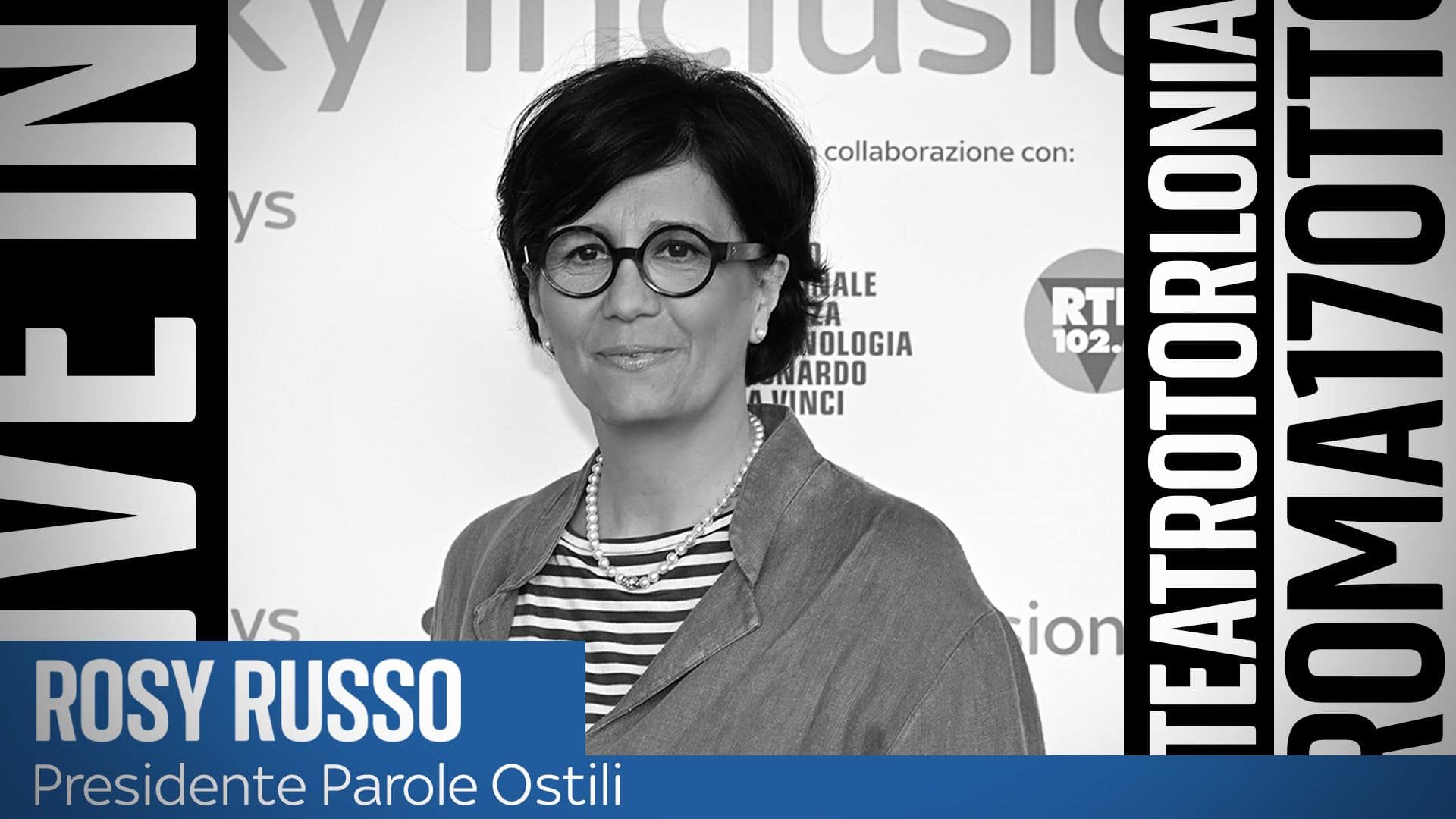 Rosy Russo, presidente di Parole Ostili