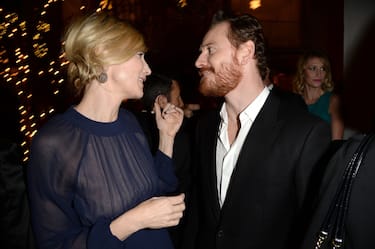 WEST HOLLYWOOD, CA - JANUARY 10:  Actors Cate Blanchett and Michael Fassbender attend the 3rd AACTA International Awards at Sunset Marquis Hotel & Villas on January 10, 2014 in West Hollywood, California.  (Photo by Jason Merritt/Getty Images for AACTA)