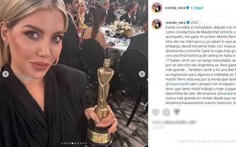 Auguri di buon anno 2024 di Wanda Nara