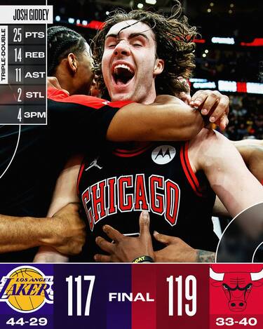 CHICAGO BULLS-LOS ANGELES LAKERS 119-117
