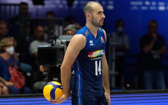 Gianluca Galassi (ITA)  during  Volleyball Nations League - Man - Italy vs Netherlands, Volleyball Intenationals in Bologna, Italy, July 20 2022