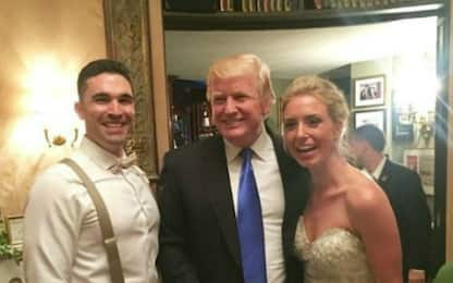  Donald Trump ospite a sorpresa a un matrimonio in New Jersey