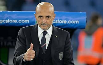 Foto Alfredo Falcone/LaPresse 17 Novembre 2023 Roma (Italia)  sport, calcio - Italia vs Macedonia del Nord - qualificazione Europei 2024 - Stadio Olimpico di Roma. Nella foto: Luciano Spalletti coach (Italia)

November 17, 2023 Rome (Italy) sport, soccer - Italy vs North Macedonia - European qualification 2024 - Olimpic Stadium in Rome. In the pic: Luciano Spalletti coach (Italia)