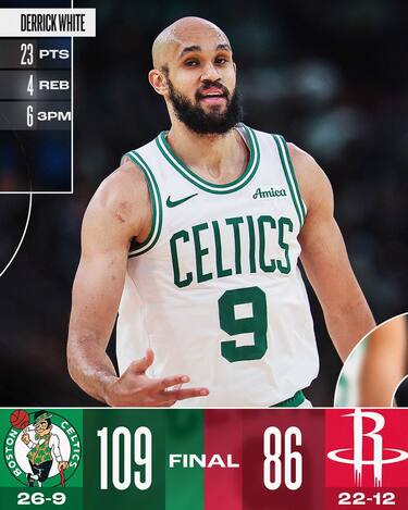 HOUSTON ROCKETS-BOSTON CELTICS 86-109