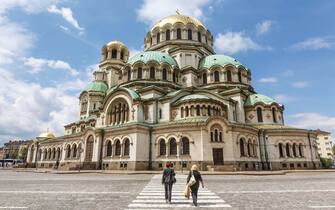Bulgaria, Sofia, Alexandre Nevski orthodox cathedral