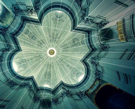 frame dal documentario Borromini e Bernini. Sfida alla perfezione