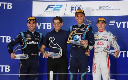 F2, Sochi: Gara 1 è di Albon, Norris KO