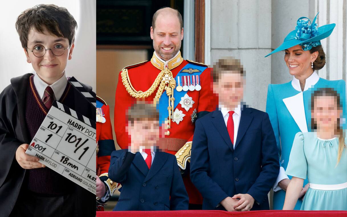 Harry Potter, il Principe William, Kate Middleton e i figli in visita