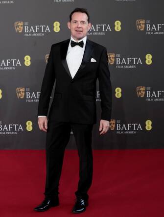 LONDON, ENGLAND - FEBRUARY 18: Johnnie Burn attends the 2024 EE BAFTA Film Awards at The Royal Festival Hall on February 18, 2024 in London, England. (Photo by John Phillips/Getty Images)