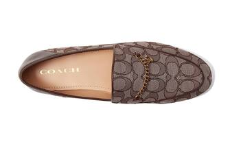 Mocassino in tessuto jacquard