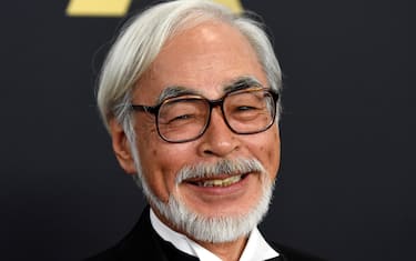 HOLLYWOOD, CA - NOVEMBER 08:  Honoree Hayao Miyazaki attends the Academy Of Motion Picture Arts And Sciences' 2014 Governors Awards at The Ray Dolby Ballroom at Hollywood & Highland Center on November 8, 2014 in Hollywood, California.  (Photo by Frazer Harrison/Getty Images)