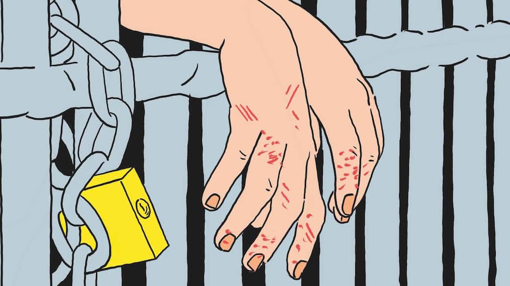 Un’illustrazione di Gianluca Costantini tratta dal libro Vietato arrendersi. Chi lotta oggi per la democrazia