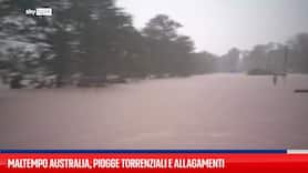 Maltempo Australia, piogge torrenziali e allagamenti