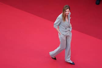 CANNES, FRANCE - MAY 18: Justine Triet attends the "Emilia Perez" Red Carpet at the 77th annual Cannes Film Festival at Palais des Festivals on May 18, 2024 in Cannes, France. (Photo by Pascal Le Segretain/Getty Images)