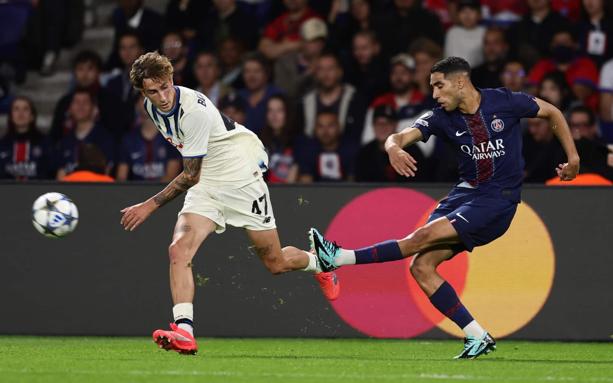 Il primo tempo di Psg-Atalanta