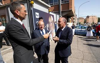 Giancarlo Magalli e Bruno Vespa