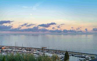 Evening impression around Santo Stefano al Mare, a comune in the Province of Imperia in the Italian region Liguria