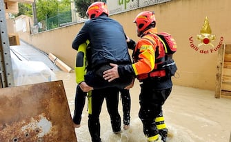 una persona soccorsa