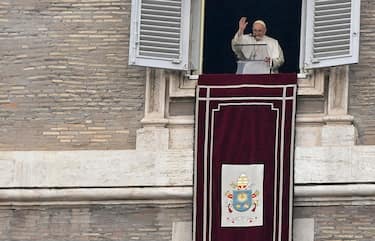 Pope Francis leads his Sunday Angelus prayer from the window of his office overlooking Saint Peter's Square, Vatican City, 6 January 2023. ANSA/RICCARDO ANTIMIANI