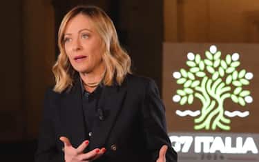 La presidente del Consiglio Giorgia Meloni in un video di presentazione della presidenza italiana del summit g7, Roma, 26 Gennaio 2024. X/GIORGIA MELONI