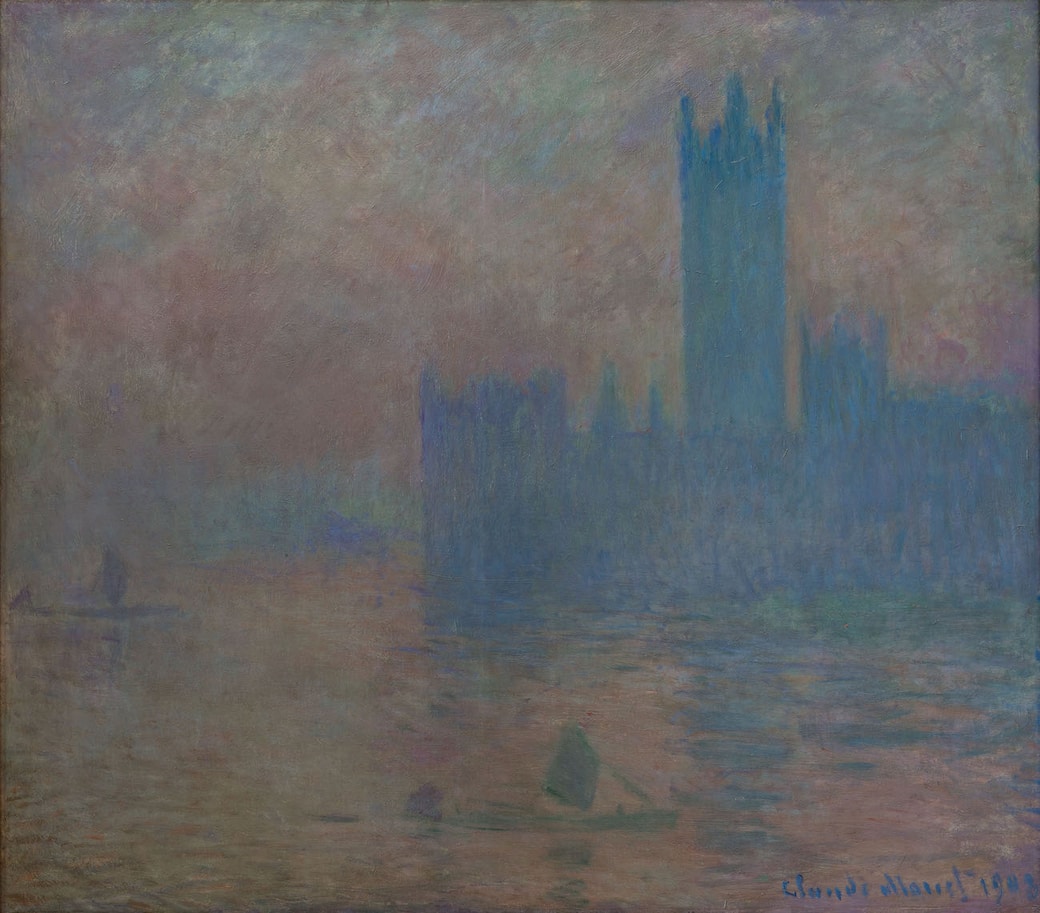 Claude Monet, Il parlamento di Londra, effetto nebbia, 1903, olio su tela, 81 x 92 cm. Le Havre, Musée d’Art Moderne André Malraux Donazione dell’artista, 1910 © MuMa Le Havre / David Fogel