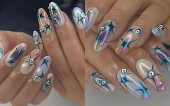 Unghie estive manicure da sirena