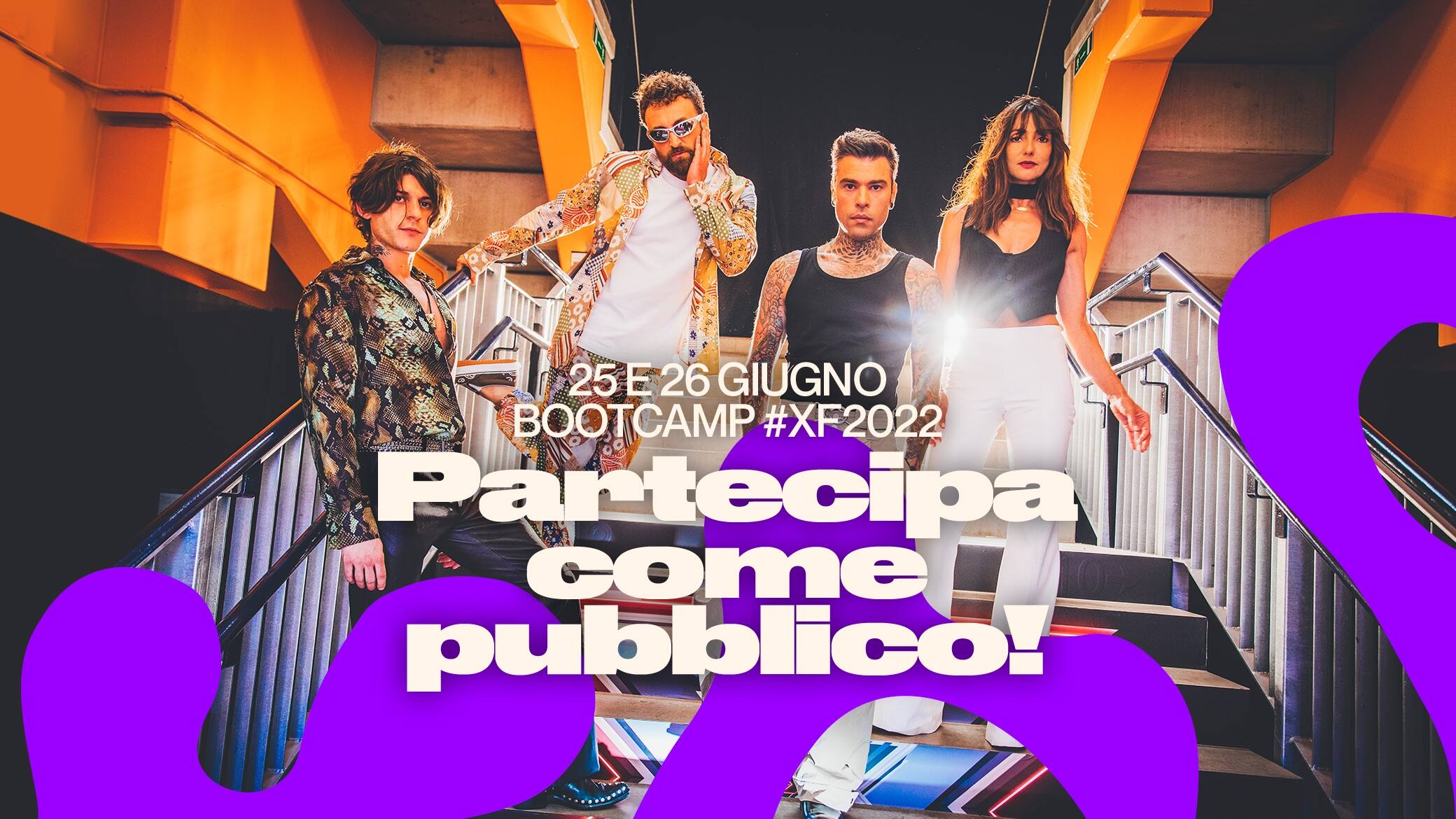 Partecipa come pubblico ai Bootcamp di X Factor 2022!