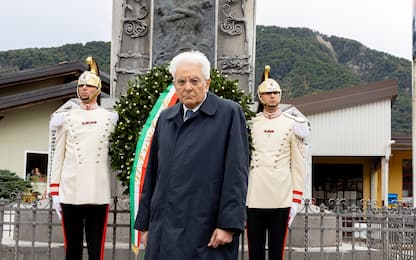 Ampezzo, Mattarella: "Il fascismo fu complice della ferocia nazista"