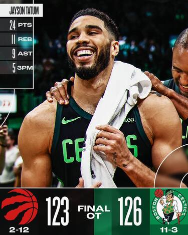 BOSTON CELTICS-TORONTO RAPTORS 126-123 OT