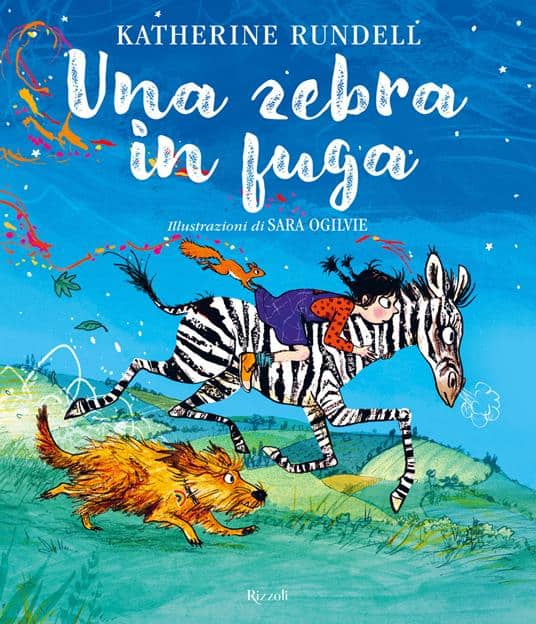 una zebra in fuga