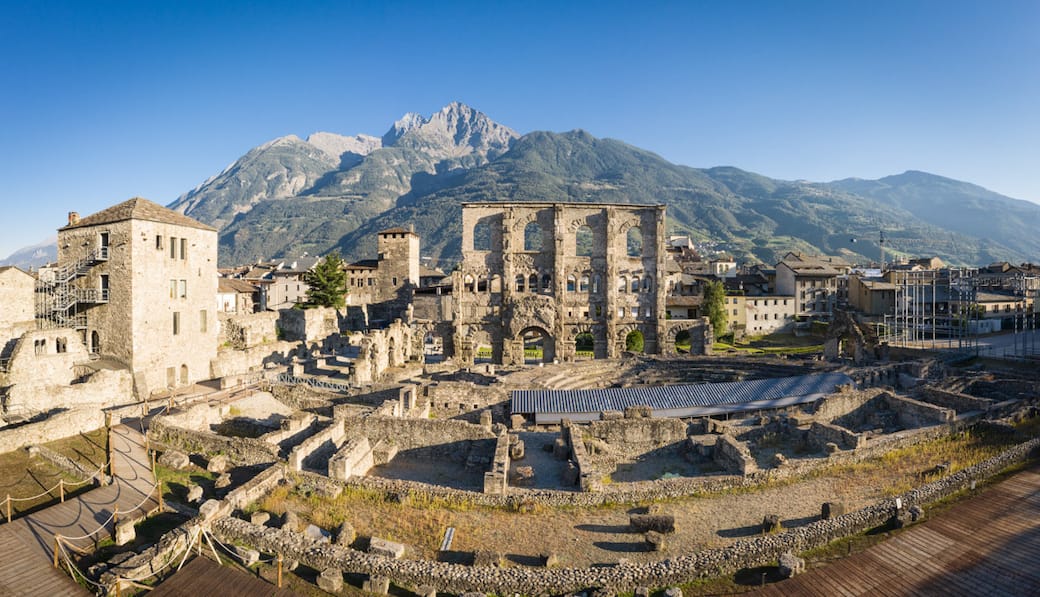 Teatro Romano di Aosta. Foto Val d'Aosta Heritage
