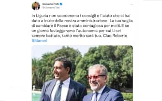 roberto maroni morto cordoglio