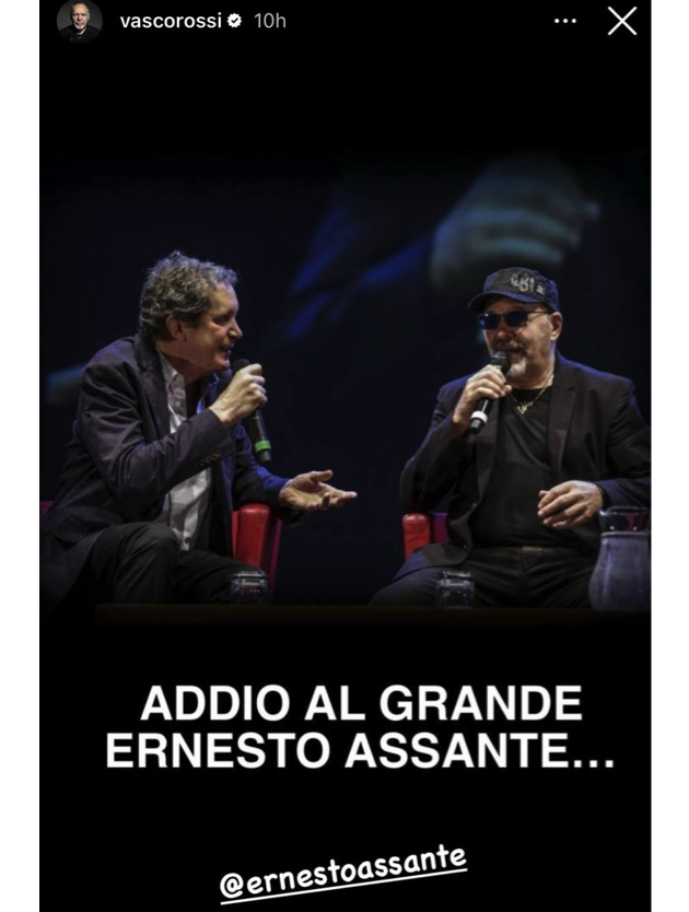 Ernesto Assante, from Vasco Rossi to Elodie the reactions to the death
