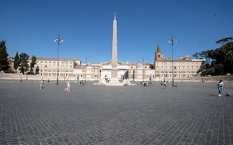 Piazza del Popolo, Roma 5 settembre 2020.
ANSA/MASSIMO PERCOSSI