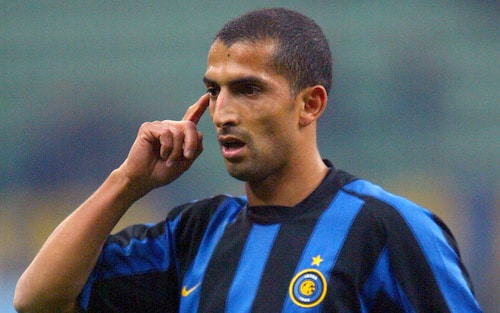 FOOTBALL - CHAMPIONS LEAGUE 2003/04 - 1ST ROUND - GROUP B - 031105 - INTER MILANO v LOKOMOTIV MOSCOW - SABRI LAMOUCHI (INT) - PHOTO LAURENT BAHEUX / FLASH PRESS