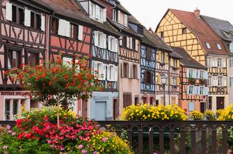 Elk213-2752 France, Alsace, Colmar, Petit Venise