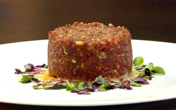 Tartare di filetto di manzo alla Coreana