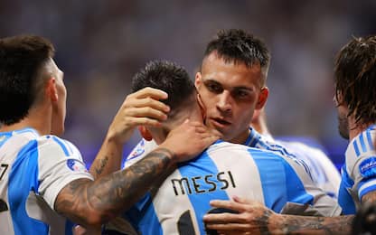 Argentina-Canada 2-0: Lautaro gol, assist di Messi