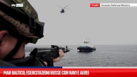 Mar Baltico, esercitazioni russe con navi e aerei