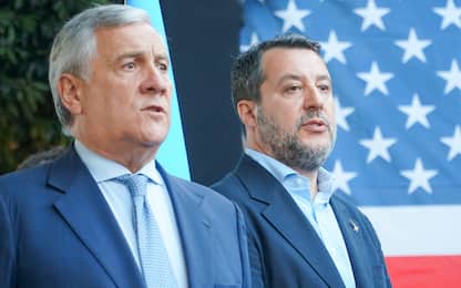 Rome - Antonio Tajani, Matteo Salvini  during  Reception for the American Independence Day, News in Rome, Italy, June 27 2024 (Rome - 2024-06-27, Alessandra Carli / LiveMedia) p.s. la foto e' utilizzabile nel rispetto del contesto in cui e' stata scattata, e senza intento diffamatorio del decoro delle persone rappresentate