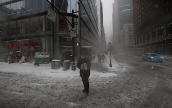 tempesta di neve usa new york