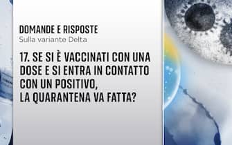 Bisogna andare in quarantena anche se vaccinati, se si entra in contatto con un positivo