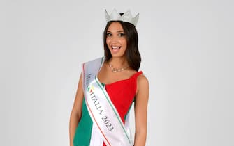 Salsomaggiore : Palazzo dei congressi . Miss Italia 2023 Francesca Bergesio . Nella foto : Francesca Bergesio